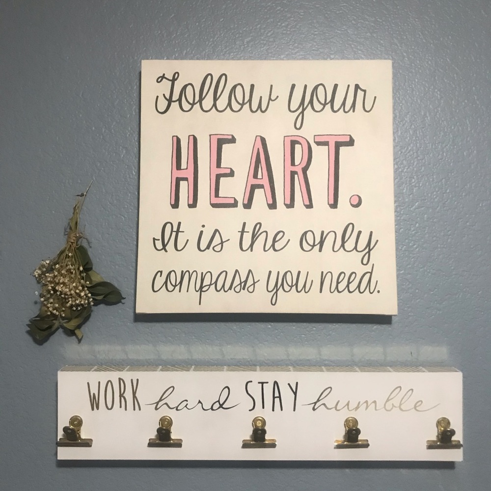 Room decor sign